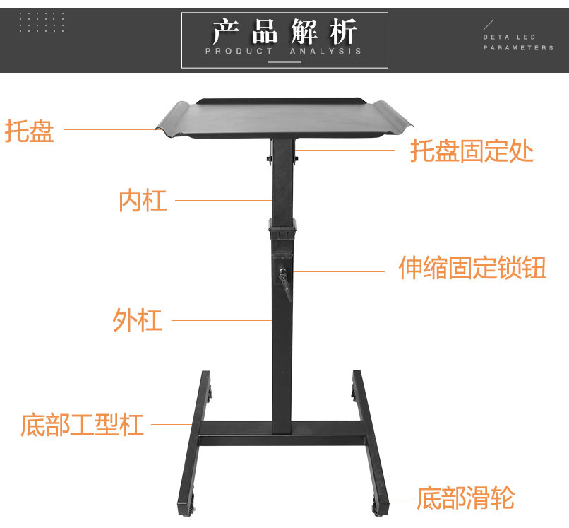 投影機(jī)移動(dòng)推車產(chǎn)品構(gòu)成解析