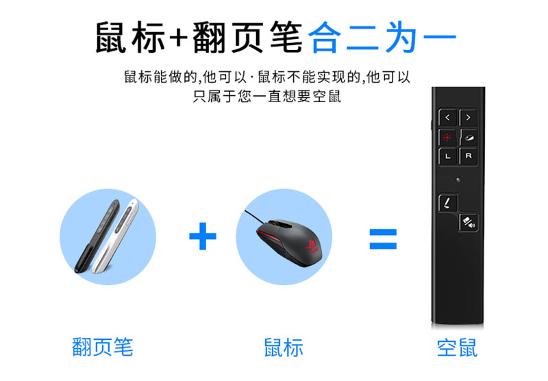 激光翻頁筆PP-930鼠標(biāo)加翻頁筆合二為一